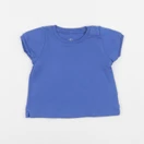 Petit Bateau - tee-shirt bleu - 3 mois