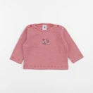 Petit Bateau - tee-shirt rouge - 6 mois