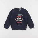 Vertbaudet - sweat bleu - 3 ans