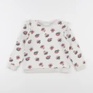 Vertbaudet - sweat blanc - 6 ans