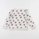 Vertbaudet - sweat blanc - 6 ans