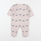 Petit Bateau - pyjama coton rose - 6 mois