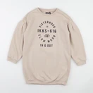 IKKS - robe beige - 8 ans