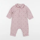 Vertbaudet - pyjama coton rose - 6 mois