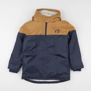 Vertbaudet - parka bleu, marron - 10 ans