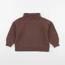 Zara - sweat marron - 12/18 mois