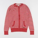 Vertbaudet - gilet rouge - 8 ans