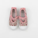 Vertbaudet - tennis à scratch/ lacets rose - pointure 25
