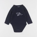 Petit Bateau - body bleu - 6 mois