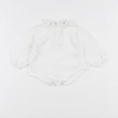 Zara - body à col blanc - 3/6 mois