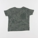Vertbaudet - tee-shirt vert - 2 ans