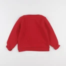 Vertbaudet - sweat rouge - 5 ans