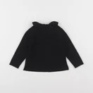 Zara - pull noir - 6/9 mois
