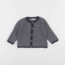 Boutchou - gilet bleu - 6 mois
