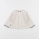 Jacadi - gilet blanc - 6 mois