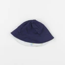 Vertbaudet - chapeau réversible bleu - 12/18 mois