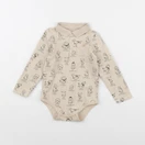 Vertbaudet - body à col beige - 2 ans