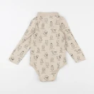 Vertbaudet - body à col beige - 2 ans