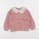 Vertbaudet - sweat rose - 5 ans