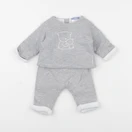 Jacadi - ensemble gris - 1 mois
