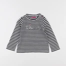 IKKS - tee-shirt blanc, noir - 18 mois