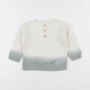 Vertbaudet - pull beige, bleu - 18 mois