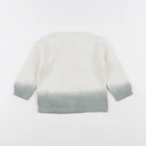 Vertbaudet - pull beige, bleu - 18 mois