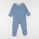 Petit Bateau - pyjama coton bleu - 18 mois