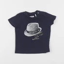 IKKS - tee-shirt bleu - 6 mois