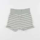 H&M - short vert, beige - 3/6 mois