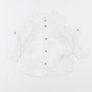 H&M - chemise blanc - 3/6 mois