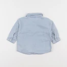 H&M - chemise bleu - 3/6 mois