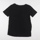 H&M - tee-shirt grossesse noir - l