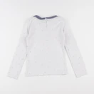Okaidi - tee-shirt blanc, bleu - 8 ans