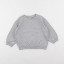 H&M - sweat gris - 18/24 mois
