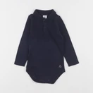Petit Bateau - body à col bleu - 18 mois