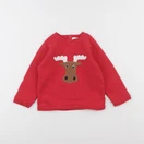 Boutchou - sweat rouge - 36 mois