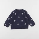 Boutchou - sweat bleu - 12 mois