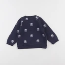 Boutchou - sweat bleu - 12 mois