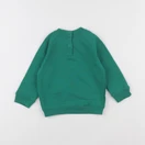 Petit Bateau - sweat vert - 12 mois
