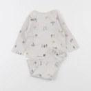 H&M - pyjama coton gris - 3/6 mois