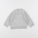 Petit Bateau - sweat gris - 12 mois