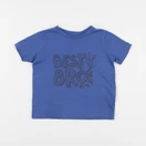 Vertbaudet - tee-shirt bleu - 2 ans
