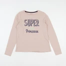 Vertbaudet - tee-shirt rose - 10 ans