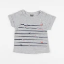 Tape à l'oeil - tee-shirt gris - 3 mois