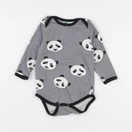 Smafolk - body gris - 6 mois