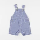 Petit Bateau - salopette bleu - 3 mois