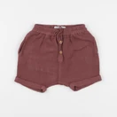 Zara - short marron - 9/12 mois