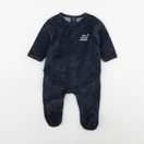 Vertbaudet - pyjama velours gris - 3 mois