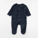 Vertbaudet - pyjama velours gris - 3 mois
